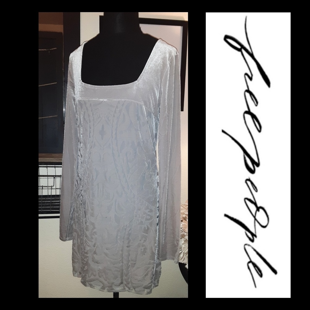 Gorgeous New! Free People Velvet Dress!